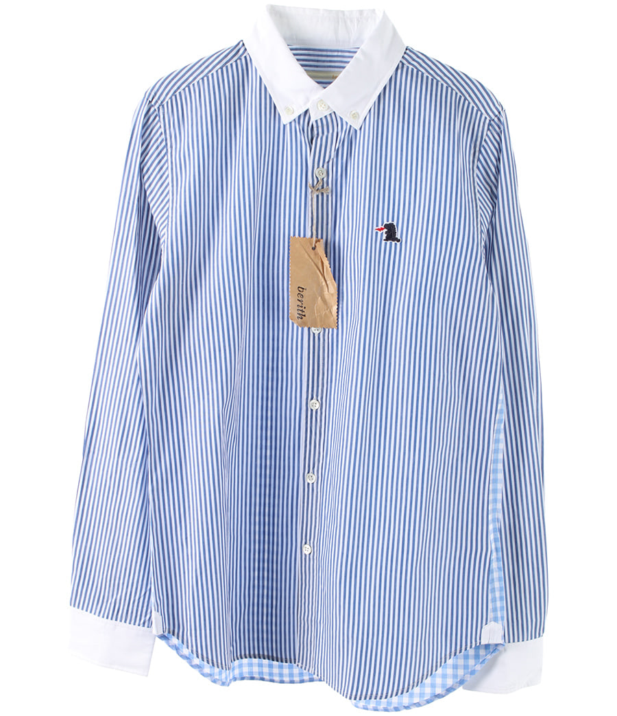 BERITH 코튼 셔츠 새 제품 리테일가 12만원 남성 (M) 빈티지 편집샵
