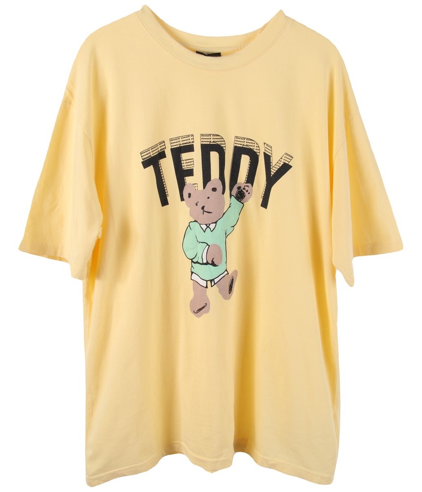 TEDDYI SLAND 반팔 티셔츠 프린팅 코튼 100%
