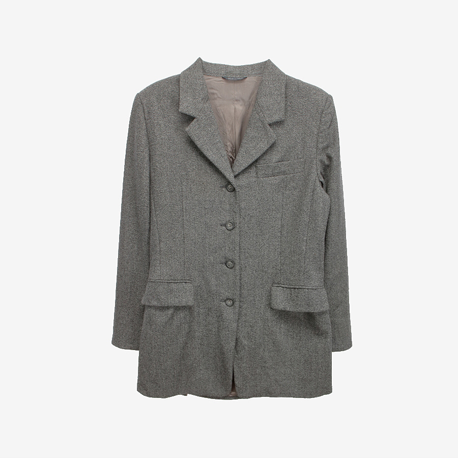 [BLAZER]  울 블레이저 Charcoal / size women M / made in ITALY 빈티지 편집샵
