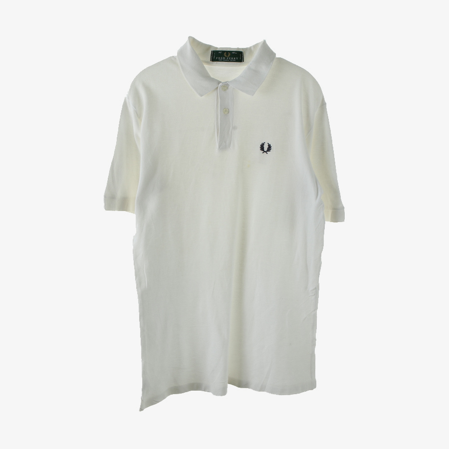 [FRED PERRY] 프레드 페리 코튼 반팔 카라티 Size men S / made in ENGLAND 빈티지 편집샵