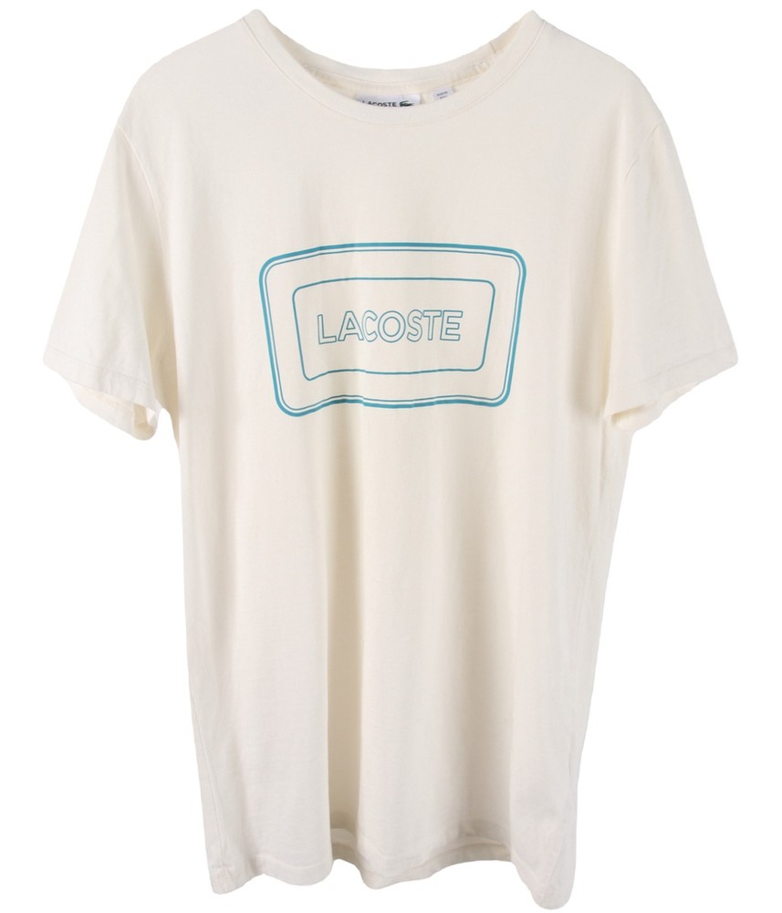 LACOSTE 라코스테 반팔 티셔츠 프린팅 코튼 100%