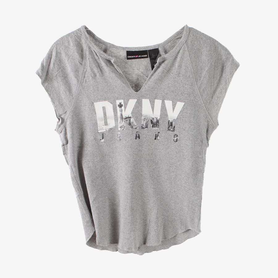 [DKNY] 디케이앤와이 코튼 반팔티 Size women L 빈티지 편집샵