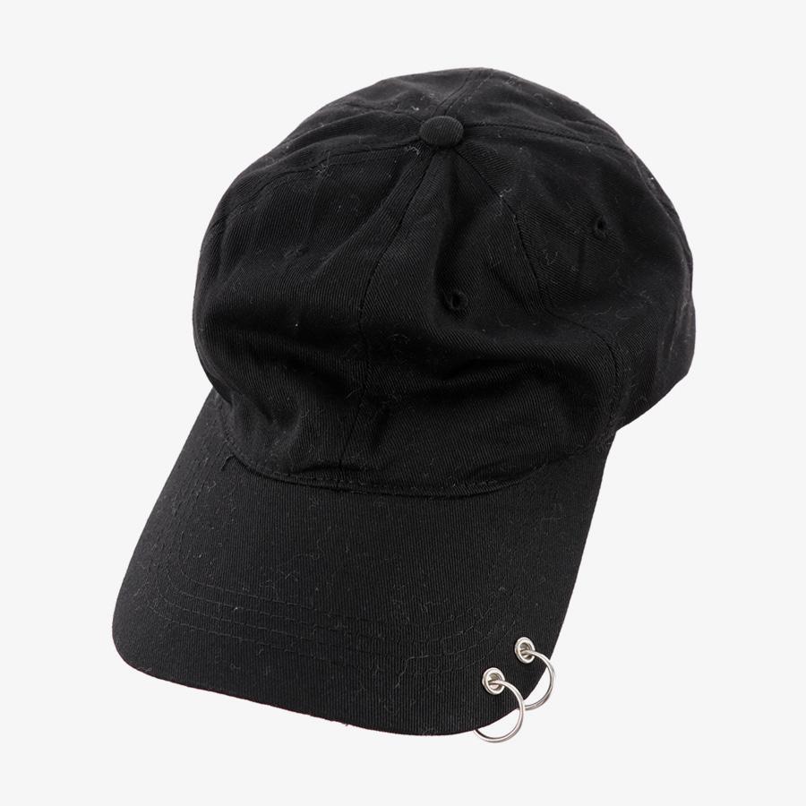 [HAT] 코튼 볼캡 Black / size unisex F 빈티지 편집샵